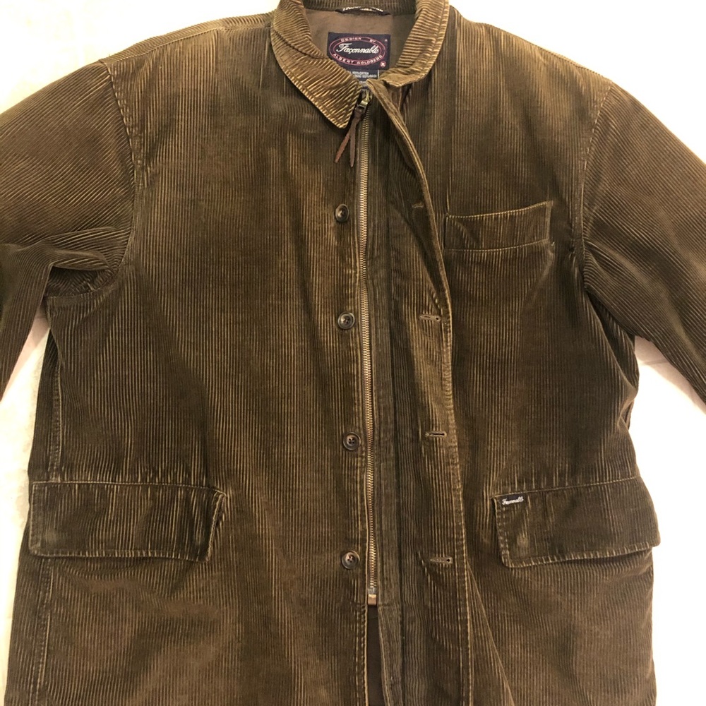 Faconnable dark green corduroy men’s jacket